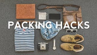 27 Travel PACKING HACKS  How to Pack Better [upl. by Slemmer]