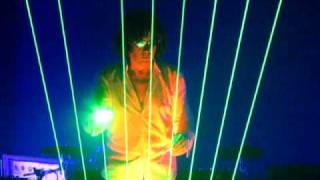 Laserharp II Jean Michel Jarre [upl. by Nahtanoj]