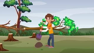 Deforestation 2d animation [upl. by Ragouzis]