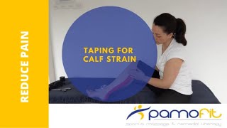 Self Taping for Calf Strain [upl. by Evanthe]