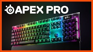 Adjustable Mechanical Switches on the Fastest Keyboard Ever  SteelSeries Apex Pro [upl. by Orsola]