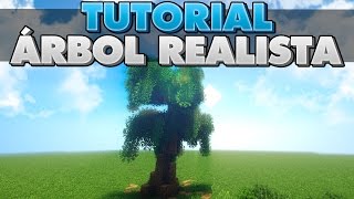 COMO CONSTRUIR UN ÁRBOL REALISTA EN MINECRAFT  TUTORIAL [upl. by Hayley]