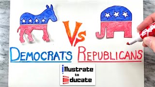 Democrats Vs Republicans  What is the difference between Democrats and Republicans [upl. by Sabine]