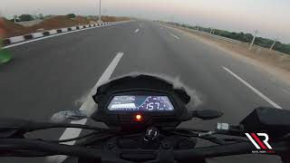 Bajaj Dominar 400 Top Speed  Highway Run [upl. by Odarbil]