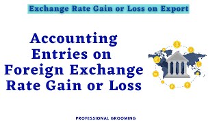 Accounting Journal Entries for Foreign Exchange Gains and Losses [upl. by Egwan589]