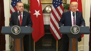 Trump meets with Turkeys Erdogan full event [upl. by Cown743]