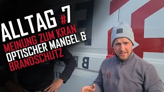 Dachdecker  Alltag 7  Meinung zum Kran  Optischer Mangel amp Brandschutz [upl. by Phi553]