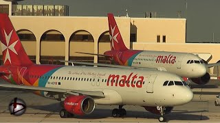 Airline Spotting  Malta International Airport [upl. by Aurea]