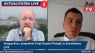 Dragoș Rusu președinte Forța Dreptei Ploiești la Actualitatea LIVE [upl. by Symon]