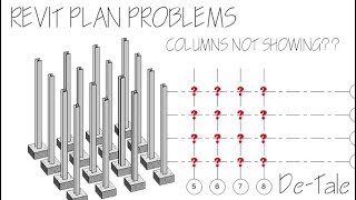 Revit PLAN Problems  Columns Not Showing [upl. by Russo961]