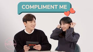 Ji Changwook and Kim Jiwon get flustered reading fan compliments ENG SUB [upl. by Limaa15]