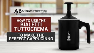 How to Use the Bialetti Tuttocrema Milk Frother [upl. by Vassili]