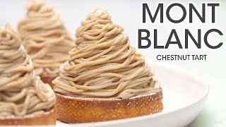 Mont Blanc Dessert Delicious Chestnut Tart Recipe With A French Chef  How To Cuisine [upl. by Eenitsed]