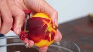 How To Peel and Pit Peaches  Southern Living [upl. by Aihsaei]