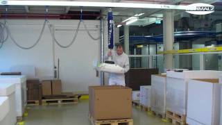 Vacuum Tube Lifter JumboFlex fast handling of sacks with up to 25kg  Logistics  Schmalz [upl. by Anthea485]