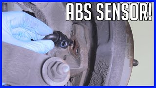 How to Replace ABS Wheel Speed Sensor  EASY [upl. by Tankoos]