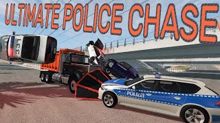 ULTIMATE POLICE CHASE Setup  BeamNGdrive [upl. by Eneroc286]