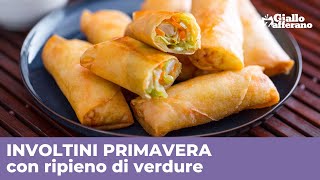 INVOLTINI PRIMAVERA CINESI  Ricetta originale super croccante [upl. by Ainsley]