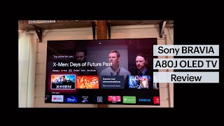 Sony BRAVIA A80J 4K OLED TV Review [upl. by Oilut289]