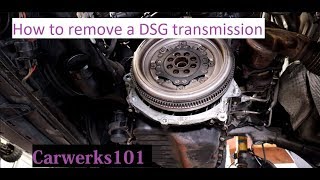 How to remove a DSG transmission [upl. by Aneer]