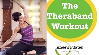 30 Minute Pilates Workout with a Theraband [upl. by Arocat210]