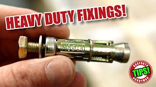 How to fix REALLY HEAVY things to walls Meet the WALL BOLT [upl. by Anitirhc]