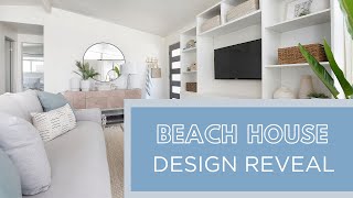 BEACH HOUSE TOUR  Interior Design SAN DIEGO [upl. by Nnahtur]