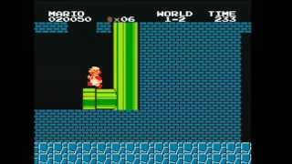 Super Mario Bros  How to get to the minus world [upl. by Dnalevelc]