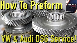 How To Perform DSG Service for VW Audi [upl. by Ainav]