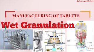 Manufacturing of Tablets by wet Granulation method [upl. by Biagio302]