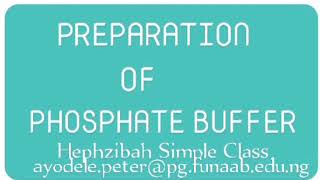 Preparation of Phosphate Buffer [upl. by Airdnax]