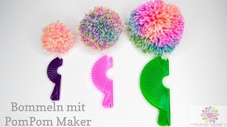 Super einfache Bommeln machen  PomPom Maker [upl. by Sirref]