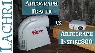 Artograph Tracer and Inspire 800 projectors w Lachri [upl. by Junius429]