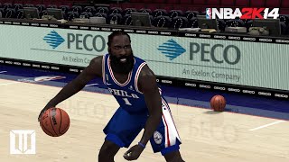 James Harden Signature Step Back  NBA 2K14 PC [upl. by Alyssa]