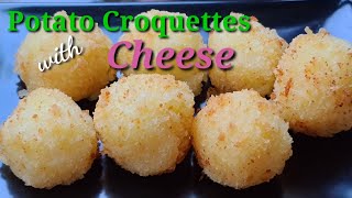 Potato Croquettes  healthy snacks  easy to prepare [upl. by Arthur]