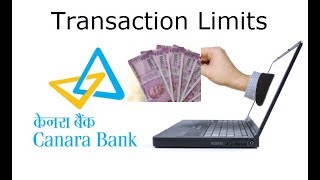 How to adjust Transaction Limits for Canara Bank Net Banking  Banking Tutorial [upl. by Jorry]