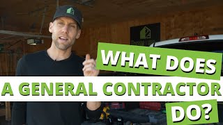 What Does A General Contractor Do [upl. by Enaira]