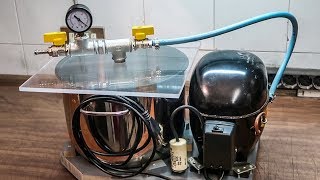 DIY Vacuum Pump And Chamber [upl. by Ahsakal]