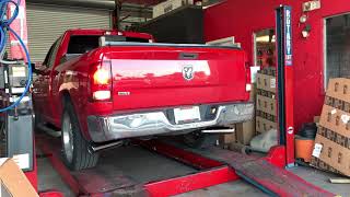 Dodge Ram 1500 exhaust CLASSIC sound 40 series flowmaster [upl. by Alisander]