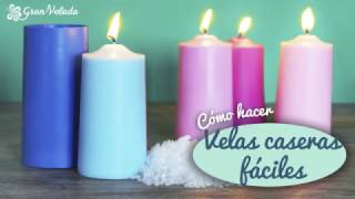 Velas Caseras fáciles [upl. by Rowney]