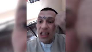 SC inmate goes FB live from prison brandishes weapon [upl. by Hadihsar244]