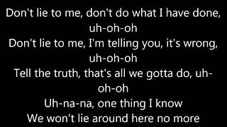 Lena  dont lie to me LYRICS [upl. by Meit]