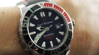 Carl F Bucherer Patravi Scubatec 0010632233302 Dive Watch Review [upl. by Lachus448]