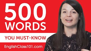 500 Words Every English Beginner Must Know [upl. by Berna835]