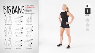 Big Bang Workout by DAREBEE  FULL   CARDIO   20 Minutes [upl. by Niram911]