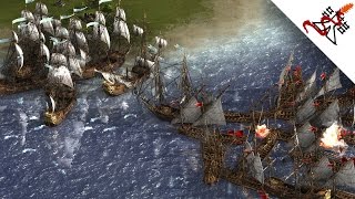 Cossacks 3  6P FFA INSANE NAVAL BATTLES amp INVASIONS  Multiplayer Gameplay [upl. by Eitnom]