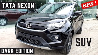 Tata Nexon Dark Edition 2021 SUV  Latest Features New Interiors Price  Nexon XZ Dark Edition [upl. by Asilad237]