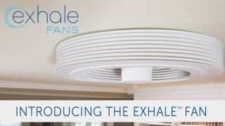 Exhale Fans Launches Its Bladeless Ceiling Fan On Indiegogo [upl. by Monsour]