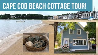 Cape Cod Beach House TourCOTTAGE DECOR Darling [upl. by Toile332]