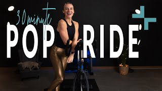 30 Minute FAT BURNING Pop Themed Indoor Cycling Class [upl. by Nywra413]